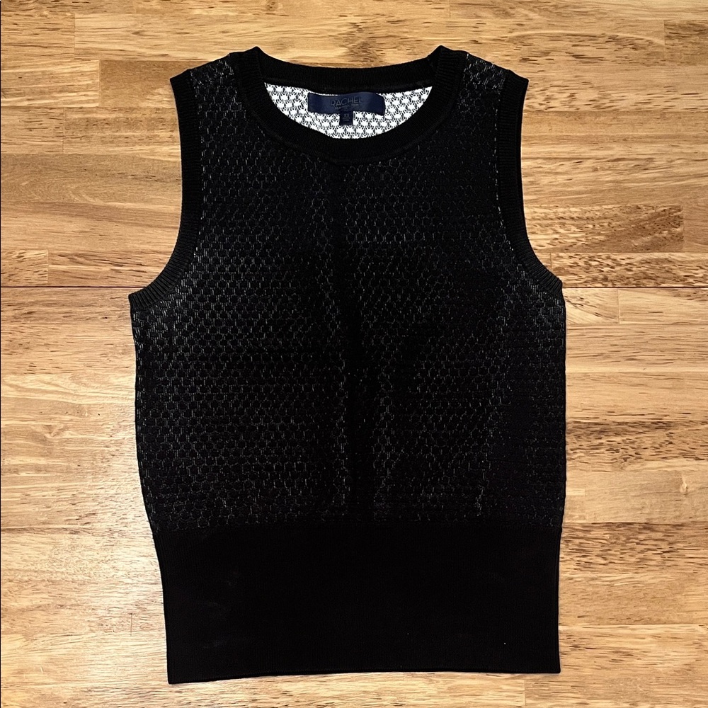 RACHEL Rachel Roy Black Tank Top